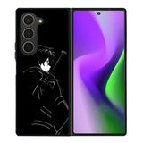 Sword Art Online Kirito Silouete Anime Lovers Samsung Galaxy Z Fold 6 Case