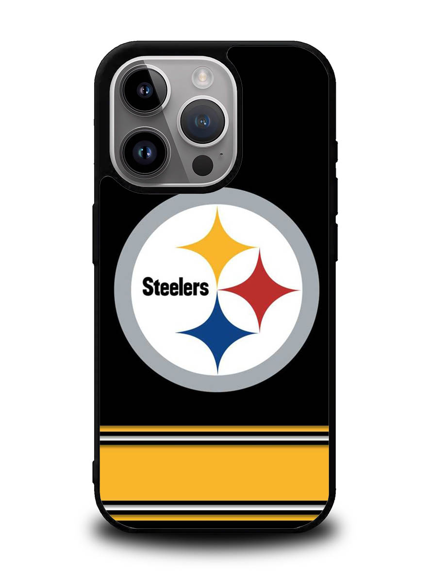 Pittsburgh Steelers Logo Strip iPhone 16 Pro Case