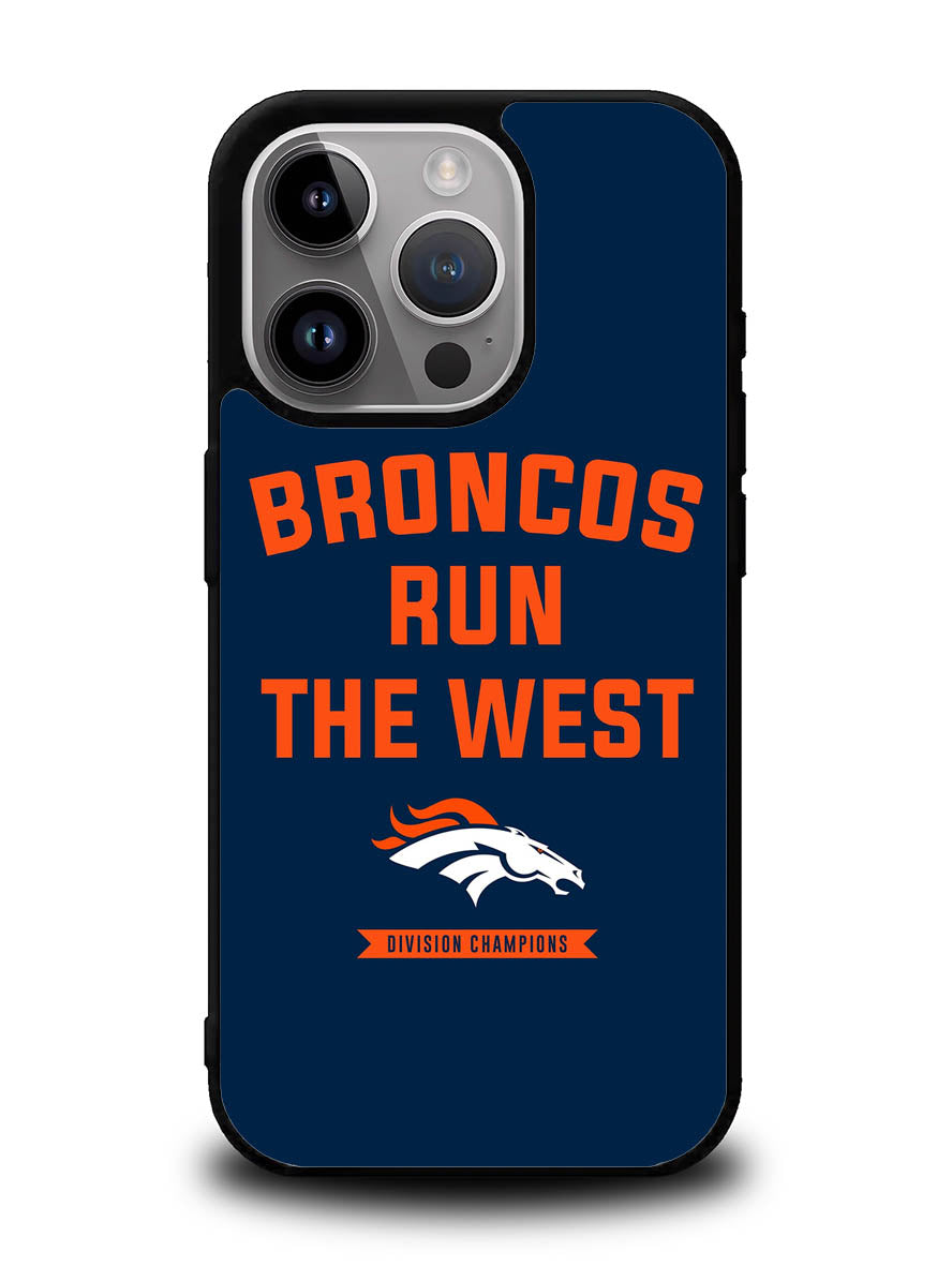 Denver Broncos Run The West iPhone 16 Pro Max Case