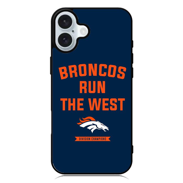 Denver Broncos Run The West iPhone 16 Case