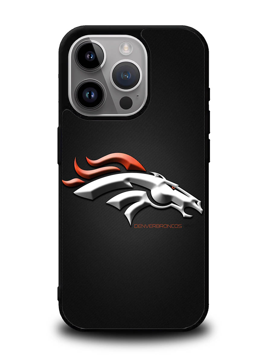 Denver Broncos Grey Background iPhone 16 Pro Case