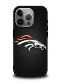 Denver Broncos Grey Background iPhone 16 Pro Max Case