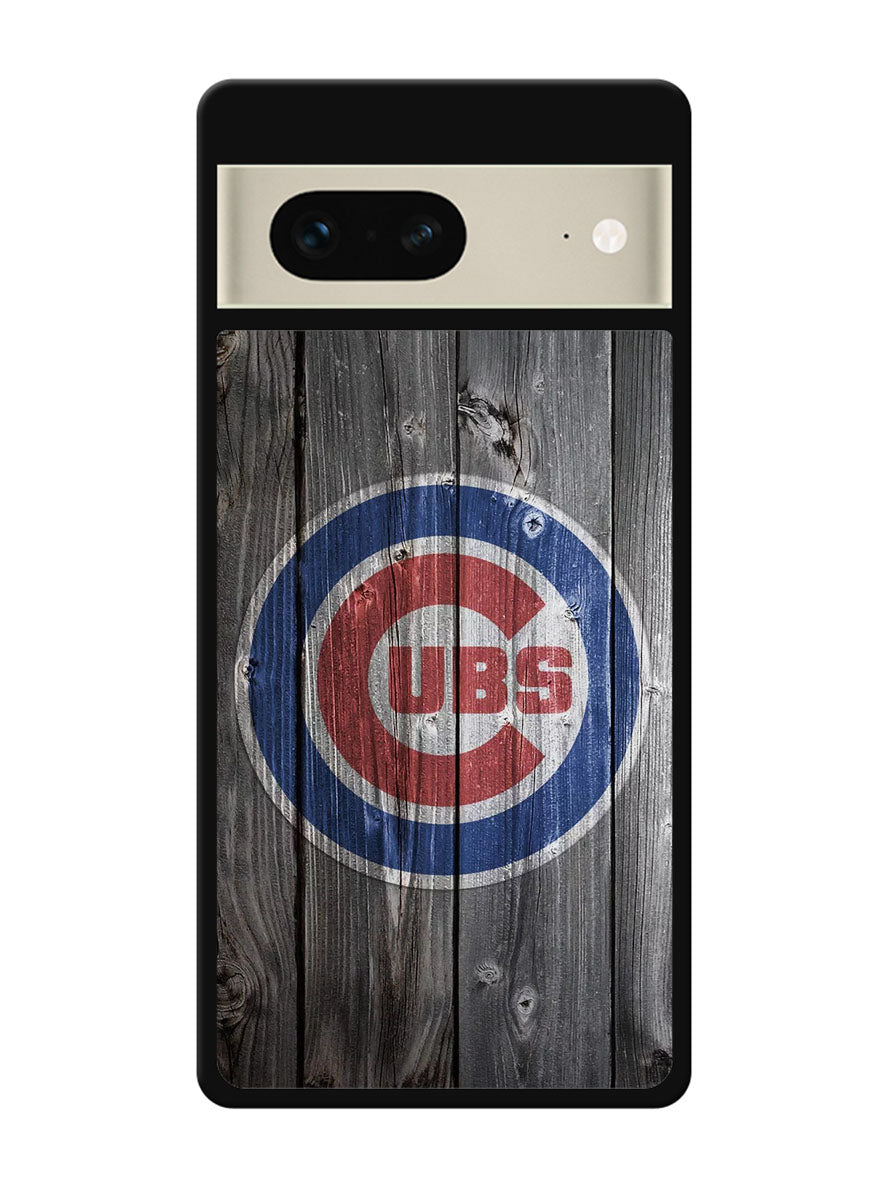 Chicago Cubs Wood Logo Google Pixel 7 Case