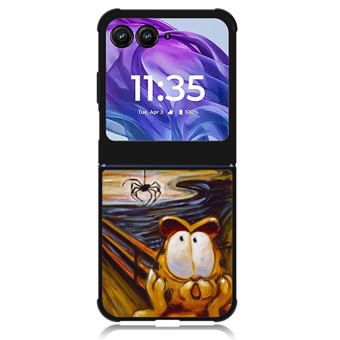 Garfield Art Painting Motorola Moto Razr Plus 2024 , Moto Razr+ 2024 Case