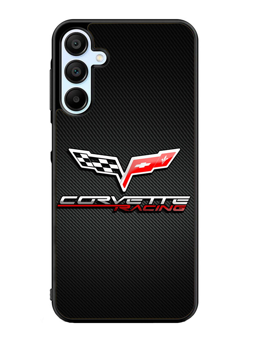 Corvette Racing Carbon Logo Samsung Galaxy A25 5G Case