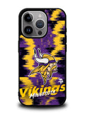 Minnesota Vikings Torn Paper Style Logo iPhone 16 Pro Case