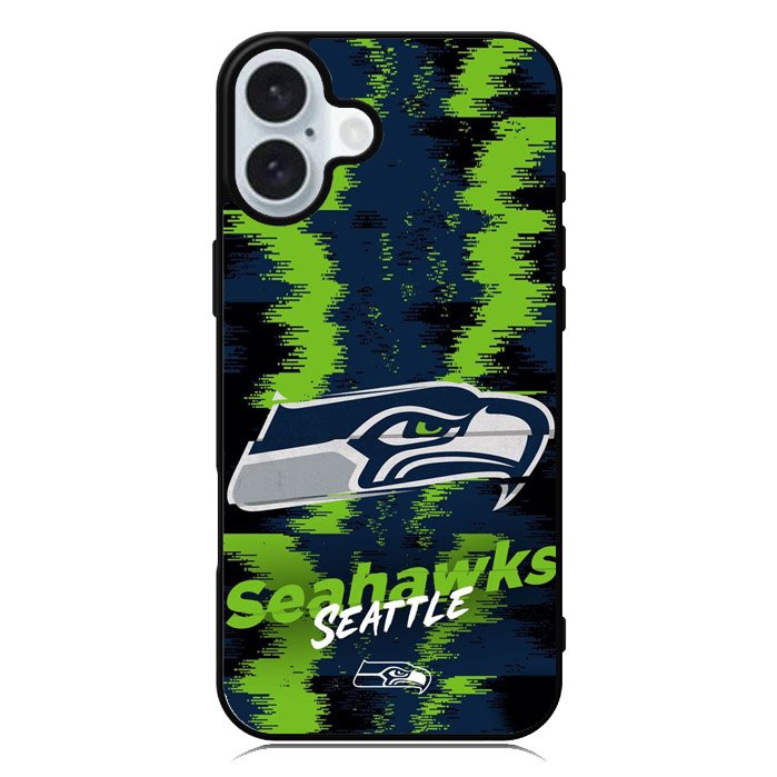 Seattle Seahawks NFL Team Logo iPhone 16 Case