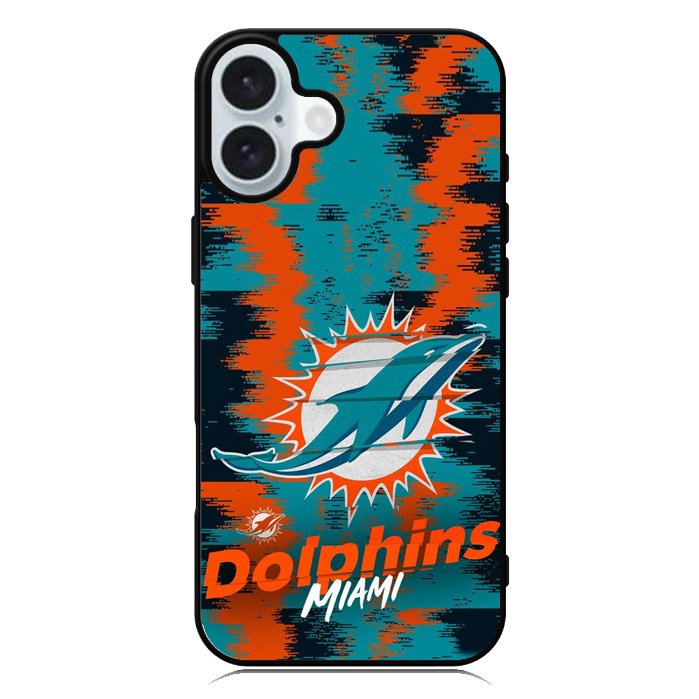 Miami Dolphins NFL Team Logo iPhone 16 Plus Case