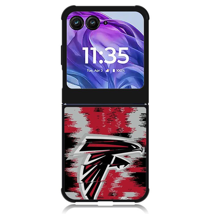 Atlanta Falcons NFL Team Logo Motorola Moto Razr Plus 2024 , Moto Razr+ 2024 Case