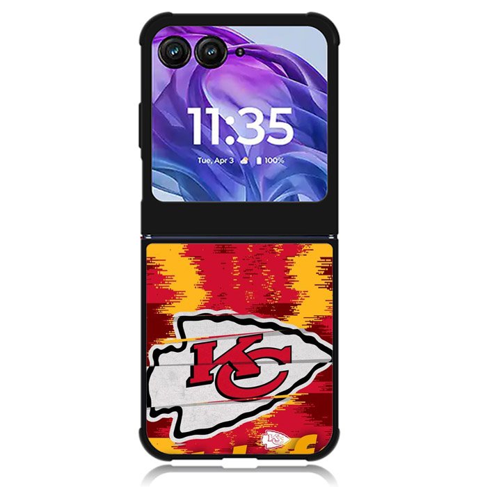 Kansas City Chiefs NFL Team Logo Motorola Moto Razr Plus 2024 , Moto Razr+ 2024 Case