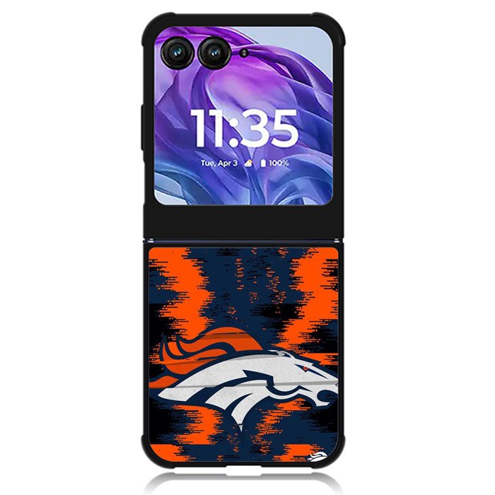 Denver Broncos Nfl Team Logo Motorola Moto Razr Plus 2024 , Moto Razr+ 2024 Case