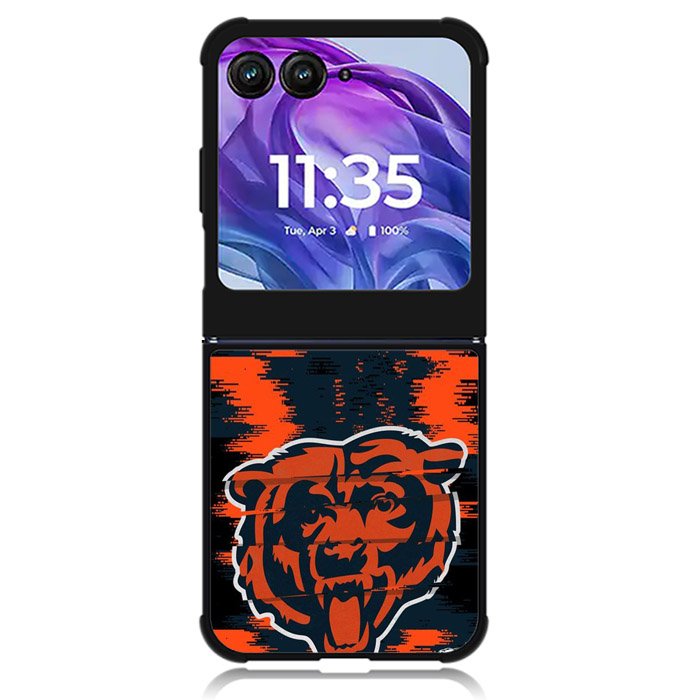 Chicago Bears Nfl Team Logo Motorola Moto Razr Plus 2024 , Moto Razr+ 2024 Case