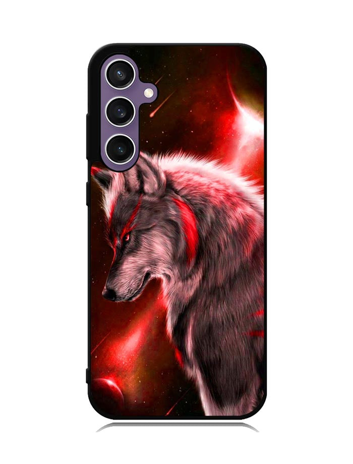 Cool Wolf Red Samsung Galaxy S23 FE 5G Case