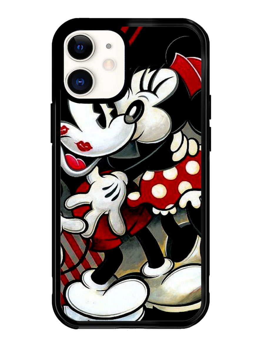 Hugs and Kisses Mickey Minnie mouse iPhone 12 Case