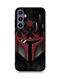Star Wars Mandalorian face Samsung Galaxy S23 FE 5G Case