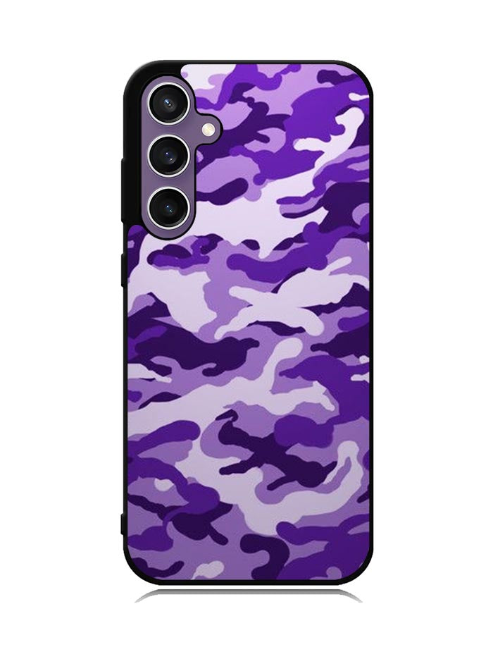 Purple Camouflage Samsung Galaxy S23 FE 5G Case