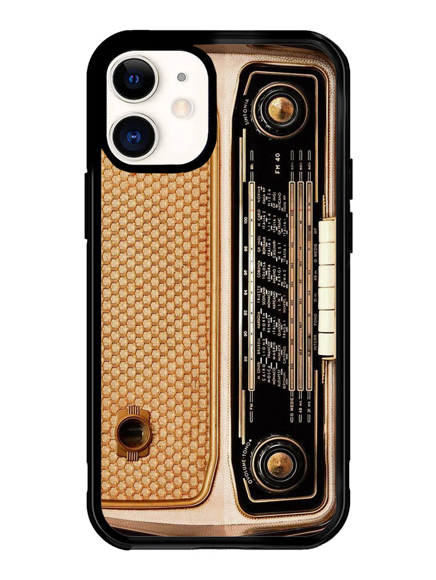 vintage retro radio iPhone 12 Mini Case