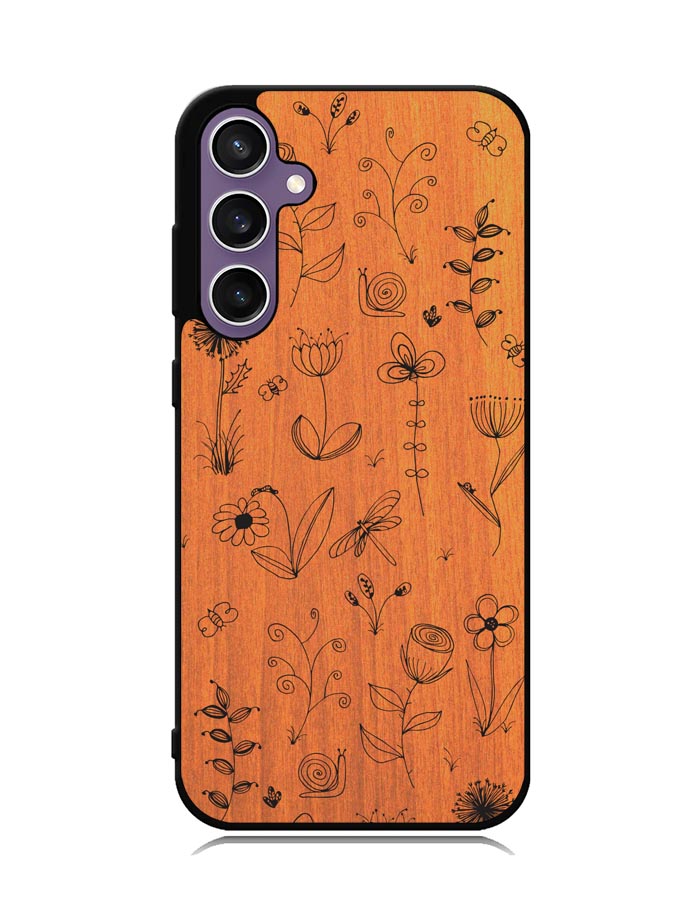 Botanical Plants Wood Samsung Galaxy S23 FE 5G Case