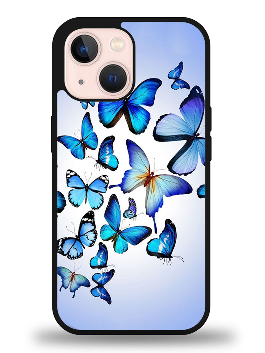 Beautiful Blue Butterfly iPhone 13 Mini Case