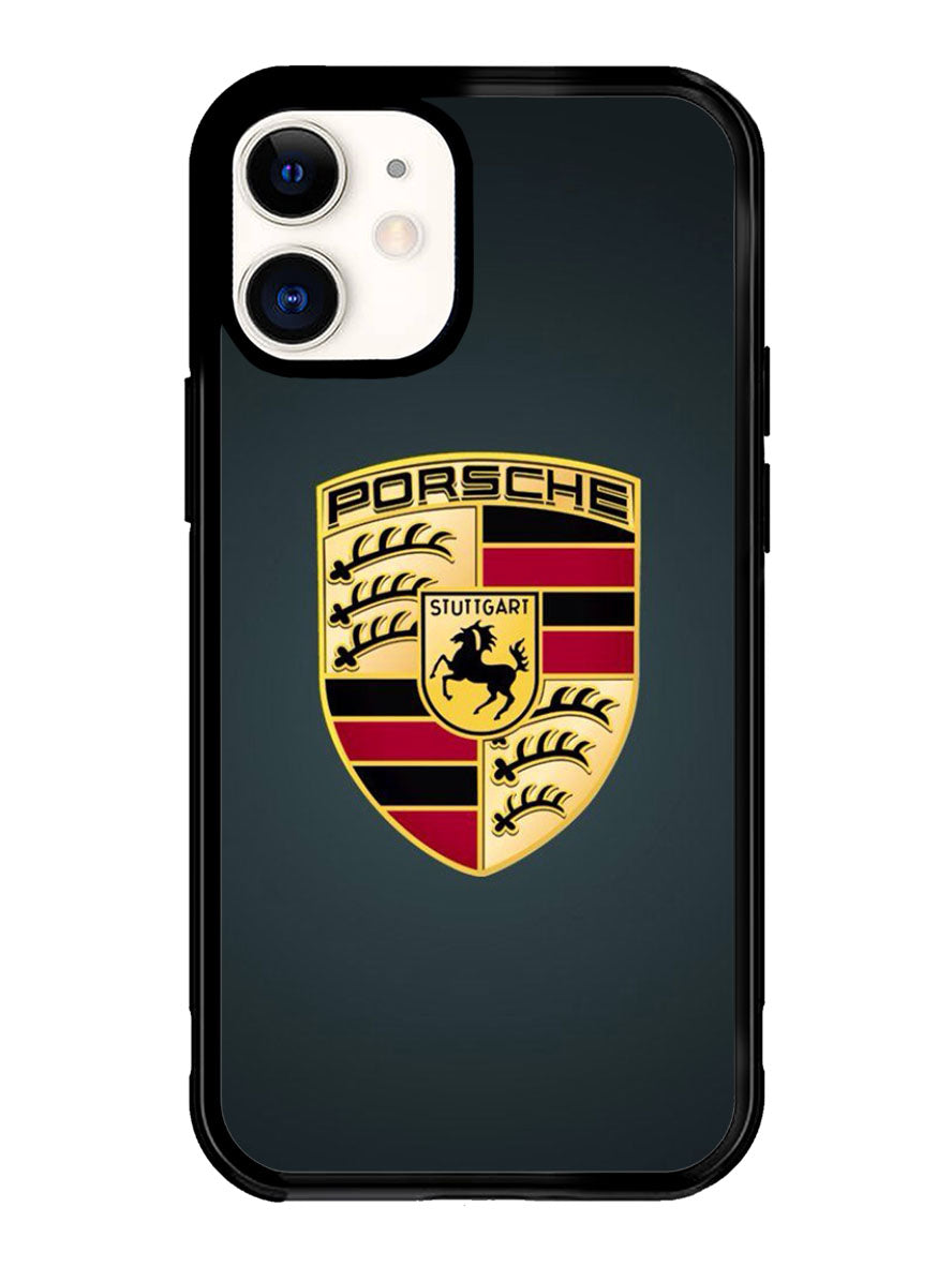 Porsche Logo Wallpaper iPhone 12 Mini Case
