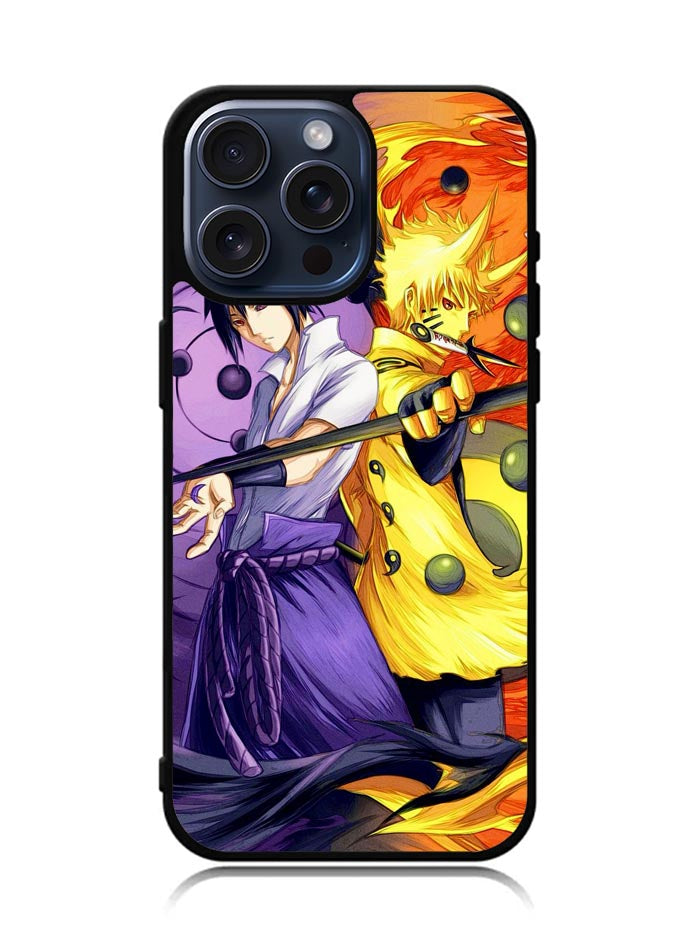 Naruto And Sasuke 1st iPhone 15 Pro Max Case