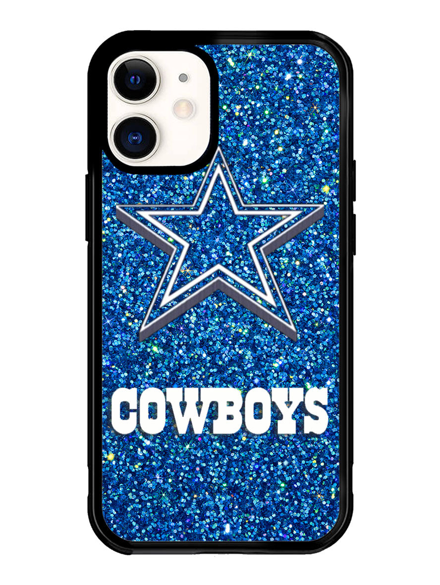 Dallas Cowboys Sparkling Glitter iPhone 12 Mini Case