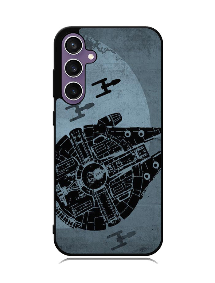 Star Wars Millenium Falcon Blue Samsung Galaxy S23 FE 5G Case