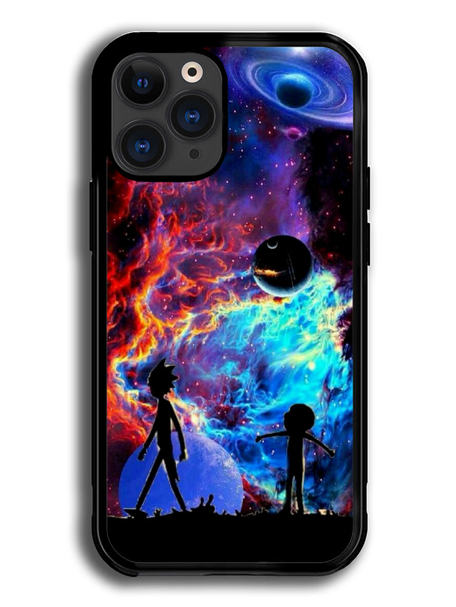 Rick And Morty Flat iPhone 12 Pro Case