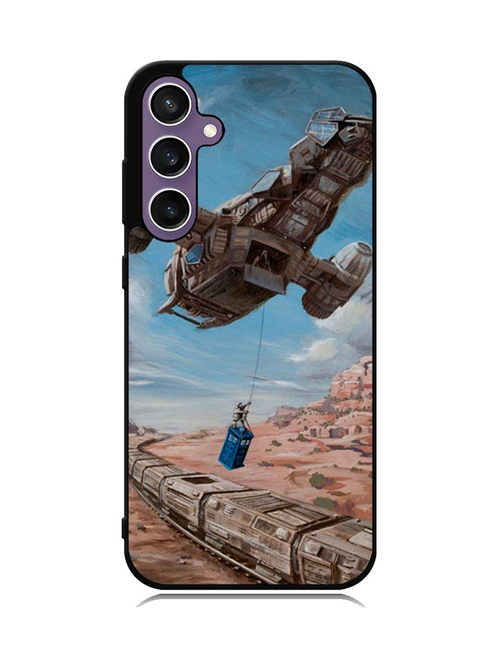 Time Job Firefly Tardis Doctor Who Samsung Galaxy S23 FE 5G Case