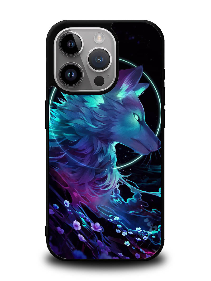 Cosmic Wolf of Galaxy iPhone 15 Pro Case