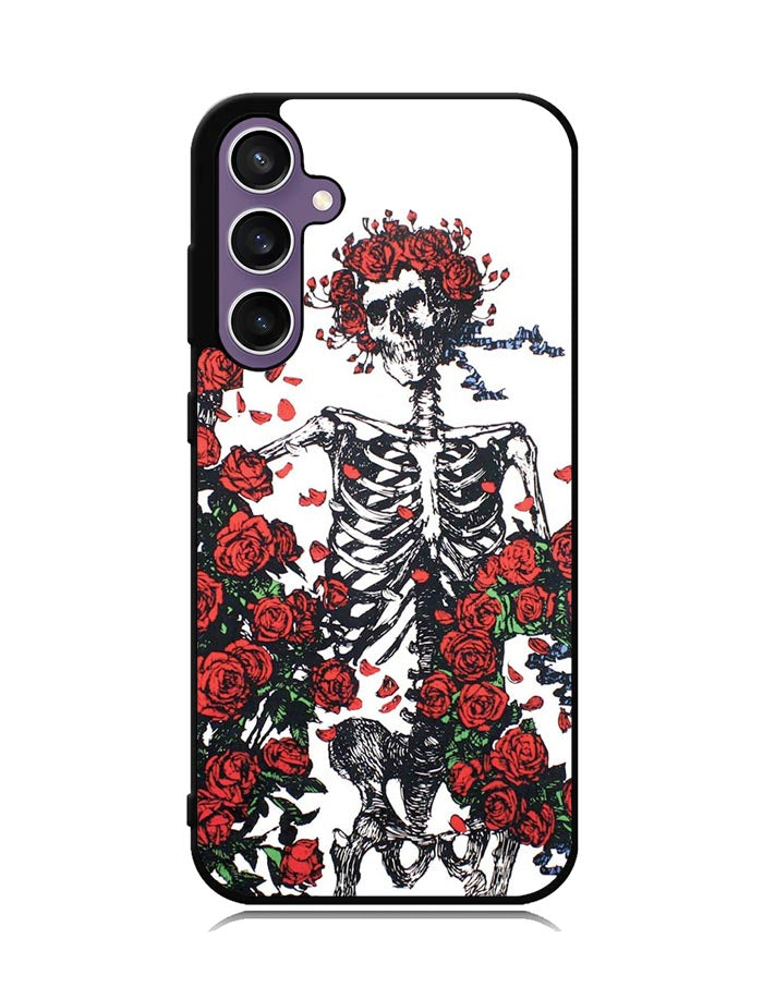 Grateful Dead Bones And Roses Samsung Galaxy S23 FE 5G Case