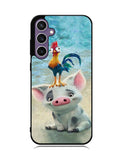 Moana Pua Pig Heihei Beach Samsung Galaxy S23 FE 5G Case
