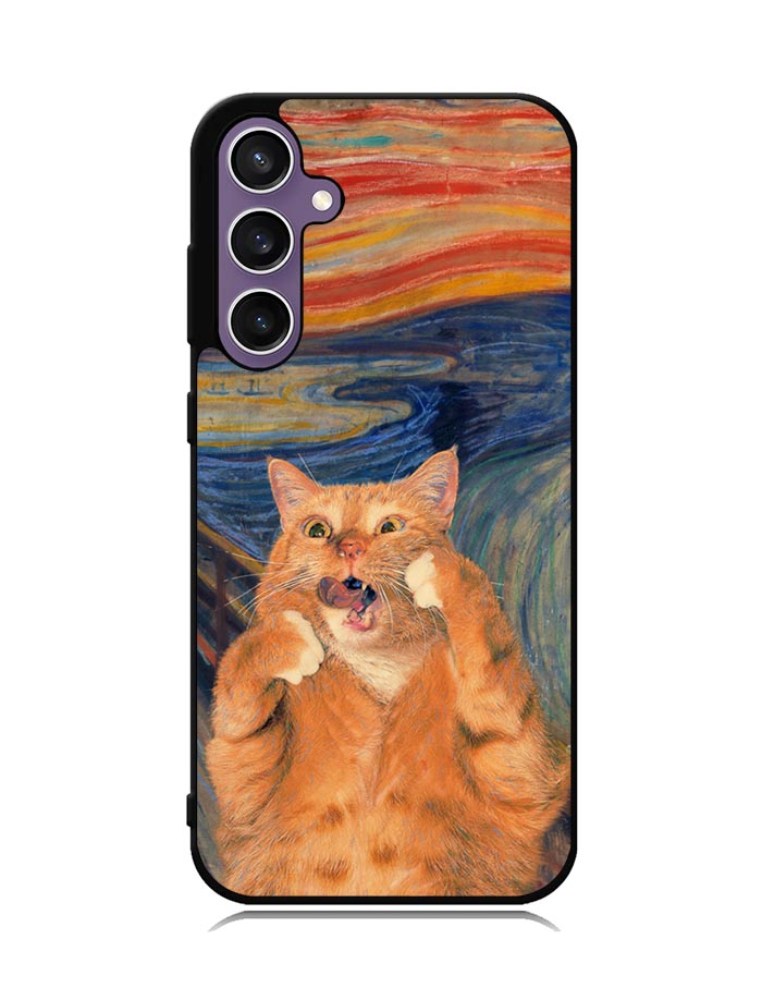 Cat The Scream Samsung Galaxy S23 FE 5G Case