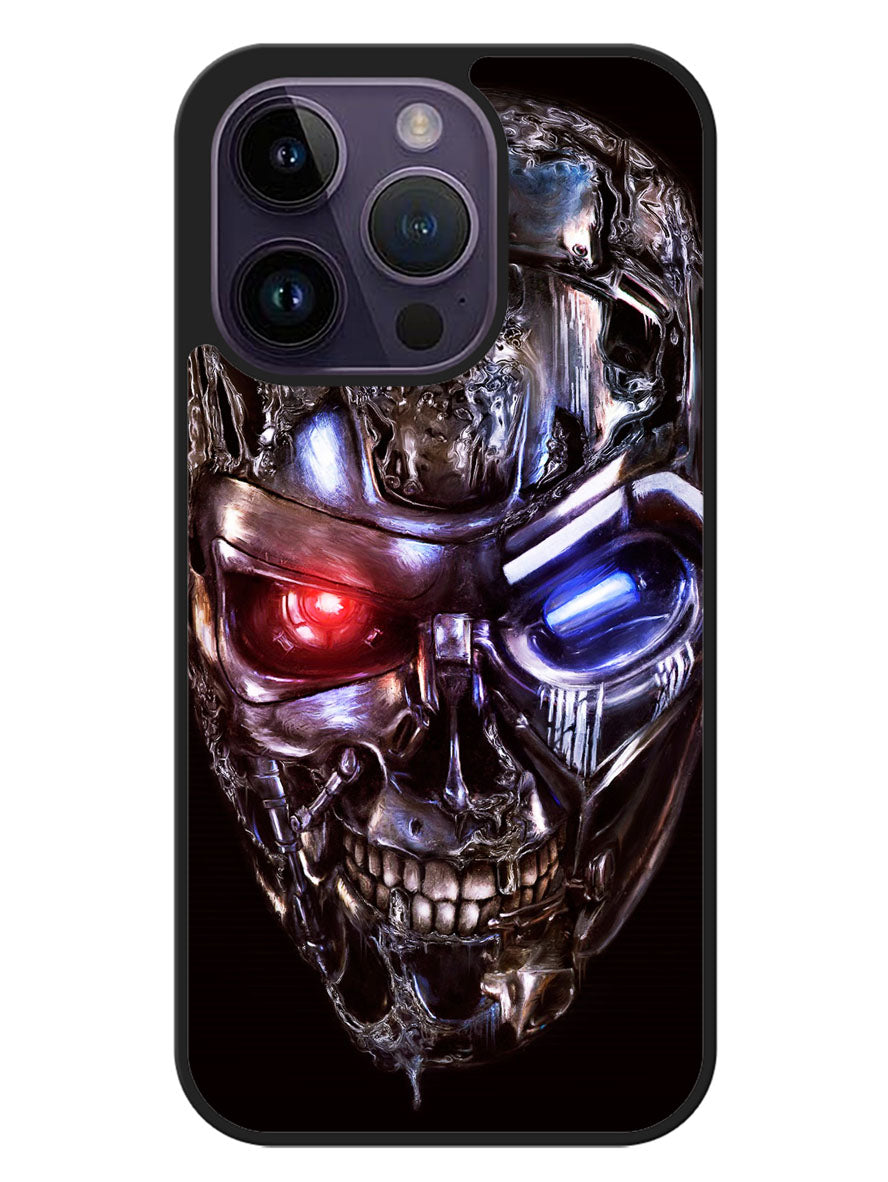 Terminator Robot Skull iPhone 14 Pro Max Case BLN0294