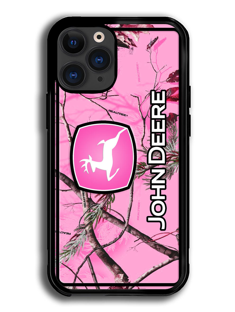 John Deere Pink Camo iPhone 12 Pro Case