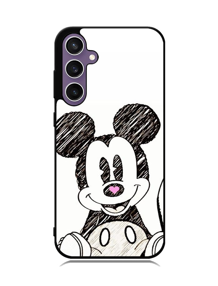 Mickey Mouse Hand Drawing Samsung Galaxy S23 FE 5G Case