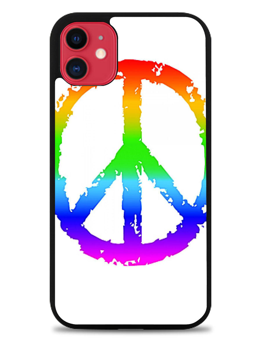 60S Peace Sign Logo iPhone 11 Case