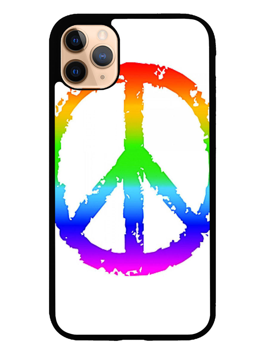 60S Peace Sign Logo iPhone 11 Pro Max Case