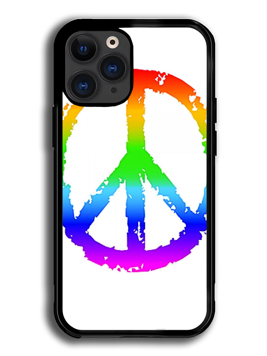 60S Peace Sign Logo iPhone 12 Pro Case