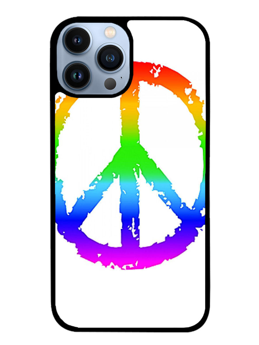 60S Peace Sign Logo iPhone 13 Pro Max Case