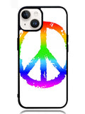 60S Peace Sign Logo iPhone 14 Case