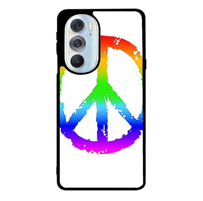 60S Peace Sign Logo Motorola Moto Edge 2022 Case