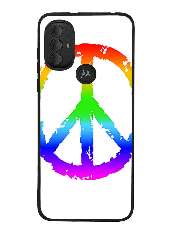 60S Peace Sign Logo Motorola Moto G Pure 2021 , Moto G Power 2022 Case