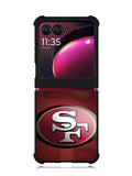 49ers logo 1st Motorola Moto Razr Plus 2023 , Moto Razr+ 2023 Case