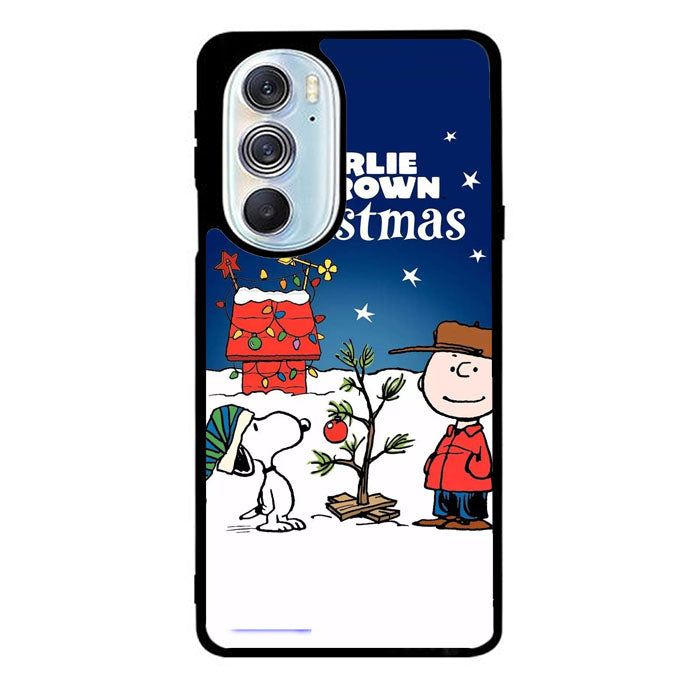 A Charlie Brown Peanuts Christmas Cartoon Motorola Moto Edge 2022 Case