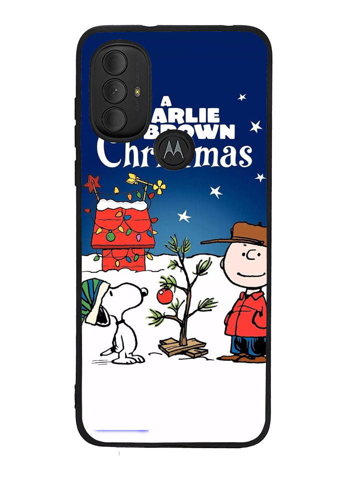 A Charlie Brown Peanuts Christmas Cartoon Motorola Moto G Pure 2021 , Moto G Power 2022 Case