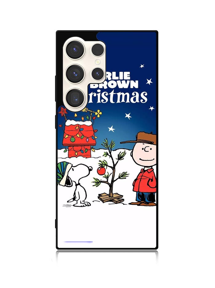 A Charlie Brown Peanuts Christmas Cartoon Samsung Galaxy S24 Ultra 5G Case