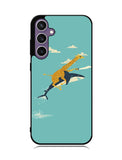 Black Friday offer Giraffe Riding Shark Samsung Galaxy S23 FE 5G Case