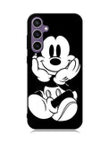 Black Mickey Mouse Samsung Galaxy S23 FE 5G Case