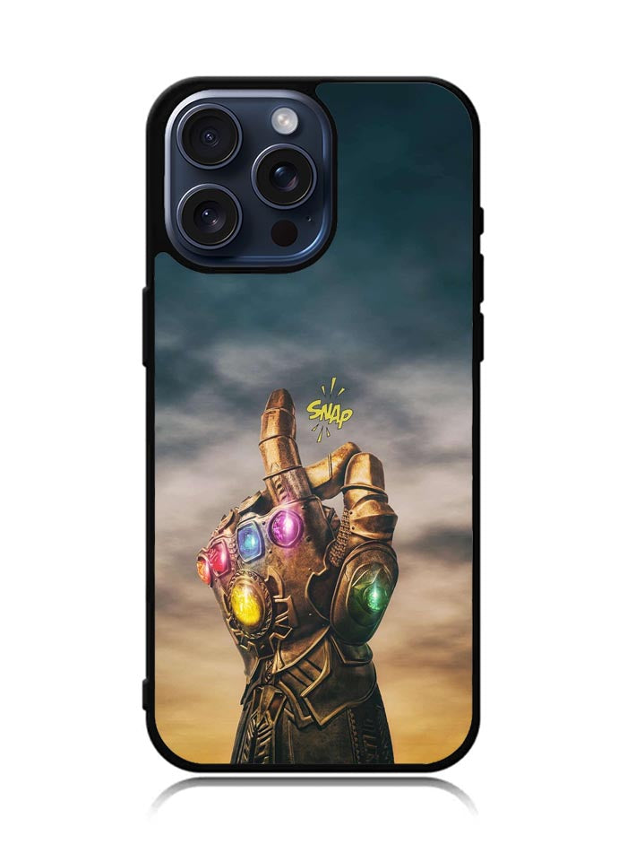 Thanos Hand Snap iPhone 15 Pro Case BLN0417